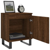 ZNTS Bedside Cabinets 2 pcs Brown Oak 40x30x50 cm Engineered Wood 826859