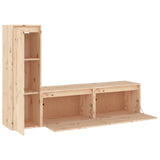 TV Cabinets 3 pcs Solid Wood Pine 3100119