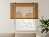Roller Blind Brown 160 x 160 cm Bamboo 42039790
