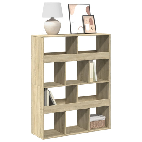 Bookcase Sonoma Oak 100x33x125.5 cm Engineered Wood 3309359