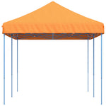 ZNTS Foldable Party Tent Pop-Up Orange 580x292x315 cm 4004937