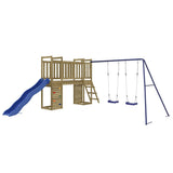 Outdoor Playset Pinewood Vacuum pressure treated Large Durable 3155932