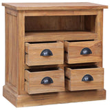Side Cabinet 60x30x60 cm Solid Teak 285311