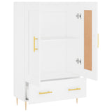 Highboard White 69.5x31x115 cm Engineered Wood 830308