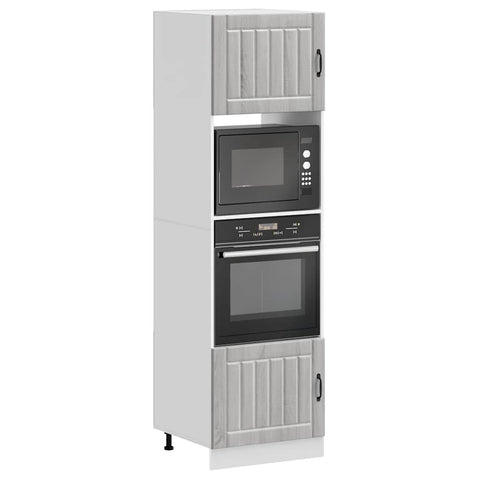 Oven Cabinets 2 pcs Kalmar Grey Sonoma Engineered Wood 3315047