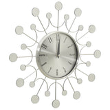 Wall Clock Silver 40 cm Metal 325165
