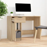 Desk Sonoma Oak 100x50x75 cm Engineered Wood 811496