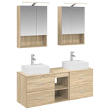 Bathroom Furniture Set 5 pcs Sonoma Oak 3406801