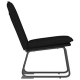 Lounge Chair Black 52x75x76 cm Fabric 351314