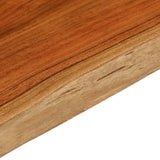 Table Top 60x40x3.8 cm Rectangular Solid Wood Acacia Live Edge 370632