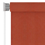 Outdoor Roller Blind 225 cm Terracotta HDPE 312791