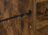 Golf Cabinet with Wheel Plain Smoked Oak 65 x 45 x 98 cm 899451