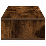 Wall Shelf with Drawers Smoked Oak 80x31x17 cm Engineered Wood 859954