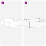 Garden Planter 2 pcs Anthracite 40 x 40 x 20 cm 8004985