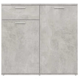 805774 Sideboard Concrete Grey 80x36x75 cm Engineered Wood