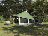 Tipi Tent with Roof Green 404 x 370 x 270 cm Taffeta 42000963