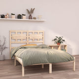 Bed Frame without Mattress 120x190 cm Small Double Solid Wood 3105635