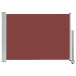 Patio Retractable Side Awning 80x300 cm Brown 48361