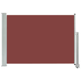 Patio Retractable Side Awning 80x300 cm Brown 48361