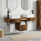 Bathroom Furniture Set 3 pcs Old Wood Engineered Wood 3405605