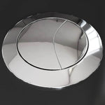 WC Ceramic Toilet Bathroom Round Toilet Bottom Water Flow Black 141136