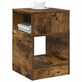 End Table 2 pcs Smoked Oak 30.5 x 30 x 45 cm Engineered Wood 890905