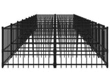 Outdoor Dog Kennel Steel 16.89 m 3124586