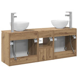 Bathroom Cabinet Set 3 pcs Artisan Oak 49.5 x 35 x 63 cm 3405626