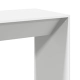 Bar Table White 102x50x103.5 cm Engineered Wood 854427