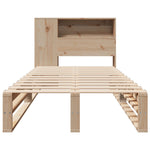 Bookcase Bed without Mattress 90x190 cm Single Solid Wood 3323908