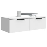 Wall Cabinets 2 pcs White 68x30x20 cm Engineered Wood 3115892