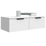 Wall Cabinets 2 pcs White 68x30x20 cm Engineered Wood 3115892