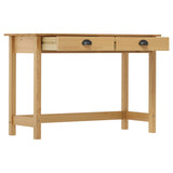 Console Table Hill with 2 Drawers 110x45x74 cm Solid Pine Wood 288991