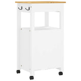 Kitchen Trolley MONZA 48x40x88.5 cm Solid Wood Pine 376090