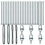 Fence Post Other 26 pcs Silver 3.2 x 3.2 x 70 cm Steel 3350221
