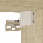 ZNTS 3 Piece Bathroom Cabinet Set Sonoma Oak Engineered Wood 3214756