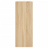 Wall Mounted Cabinet Sonoma Oak 69.5x34x90 cm Engineered Wood 830399