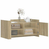 Coffee Table Sonoma Oak 100x50x50 cm Engineered Wood 848362
