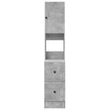 Kitchen Cabinet with Door Grey 35 x 50 x 180 cm Engineered Wood 871373