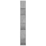 Book Cabinet Room Divider Concrete Grey 80x24x186 cm Engineered Wood 809156