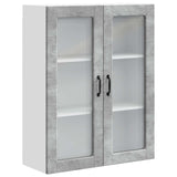 Wall Glass Cabinet PORTO Concrete Grey 80 x 31 x 100 cm 885508