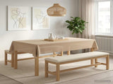 Table Cloth 5 pcs Rectangular Beige 110 x 180 cm 42040320