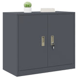 Storage Cabinet Anthracite 80 x 40 x 70 cm Steel 891678