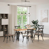 Console Table Legs Black 2 pcs 28x cm Steel 4013292