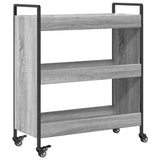 Kitchen Trolley Grey Sonoma 70x30x82 cm Engineered Wood 842319