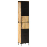 Bathroom Cabinet 40x27x180 cm Iron and Solid Wood Mango 3217113
