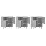 Sideboards 3 pcs Concrete Grey Engineered Wood 3190153