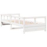 Daybed without Mattress White 80x200 cm Solid Wood Pine 854959
