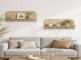 Wall Shelf 2 pcs Sonoma Oak 80.5 x 13.5 x 37.5 cm 8014952