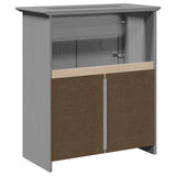 Bathroom Sink Cabinet BODO Grey 70x35x80 cm 4016865